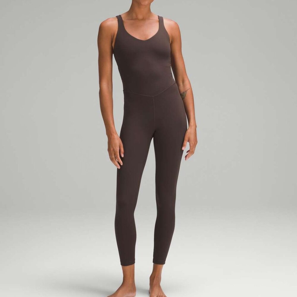 Lululemon Women's Align Bodysuit 25" in Espresso
